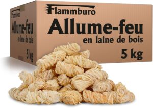 Allume-feu Écologique FLAMMBURO 5 kg pour Cheminée et BBQ