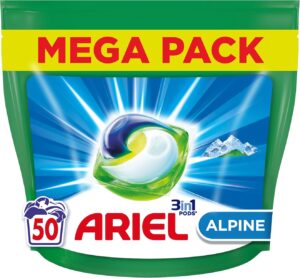 Ariel 3en1 PODS : Lessive Capsules 50 Lavages