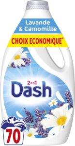 Ariel Dash 2en1 Lavande 70 Lavages - Lessive Ultra Nettoyante