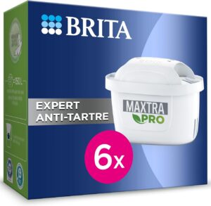 BRITA Pack de 6 Filtres MAXTRA PRO Anti-Tartre Eau Robinet