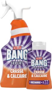 Cillit Bang Anti Calcaire - Nettoyant Salle de Bain 750ml + Recharges