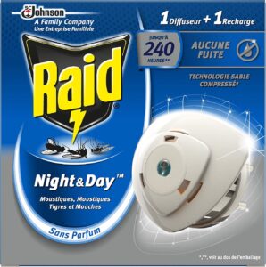 Diffuseur électrique Night&Day : Protection 240h contre insectes