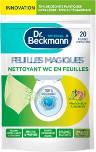 Dr. Beckmann Feuilles Magiques® – Nettoyant WC Agrumes x20