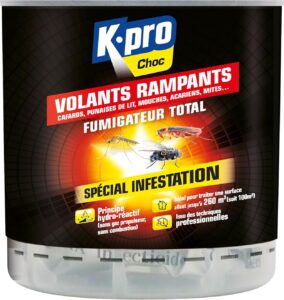 Fumigateur K.PRO : Élimine Tous Insectes 260m³ - Action Pro