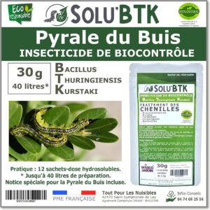 Insecticide Bio Pyrale du Buis 30g - Bacillus Thuringiensis