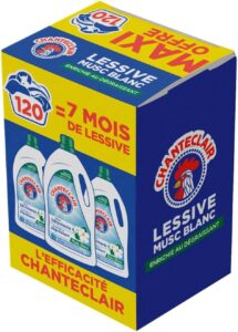 Lessive Liquide Chanteclair Musc Blanc