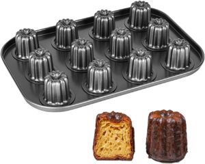 Moule à Canelés Antiadhésif 12 Cavités - Ø 3.5 cm