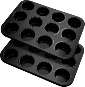 Moules à Muffins Antiadhésifs - Set de 24 Réutilisables