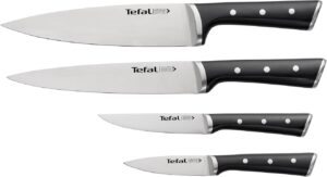 Set de 4 Couteaux de Cuisine Tefal Ice Force - Acier Allemand