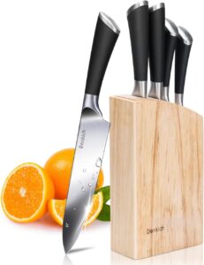 Set de 6 Couteaux de Cuisine Professionnels en Acier Inoxydable