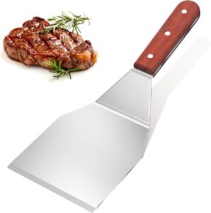 Spatule Cuisine Inox & Bois : Ustensiles Barbecue et Pâtisserie