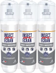 Spray anti-moustiques Insect Écran - Protection efficace 3x100ml