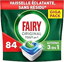 Tablettes Lave-Vaisselle Fairy Original - 84 Capsules Efficaces