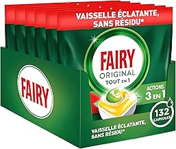 Tablettes Lave-vaisselle Fairy Original Citron - 132 Capsules