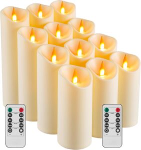 Découvrez les Bougies LED Da : 12 Bougies à Piles Idéales pour l'Extérieur !