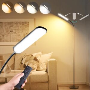 Lampadaire Dimmable 1800 Lumens LED avec Télécommande – Idéal Salon & Bureau