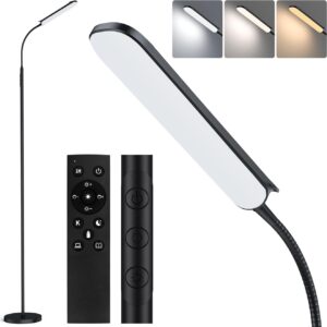 Lampe sur Pied LED 18W - Lampadaire Dimmable avec Télécommande et Minuterie