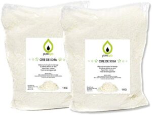 PURENAIL Purespa Cire de Soja 2KG : Fabriquez des Bougies Naturelles et Bio !