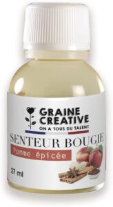 Parfum pour Bougie 27 ML – Graine Créative Senteur Pomme Épicée à Dévouvrir !