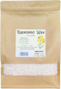 WAXIM : Cire de Colza en Perles 1.250 g – Bougies Écologiques Artisanales